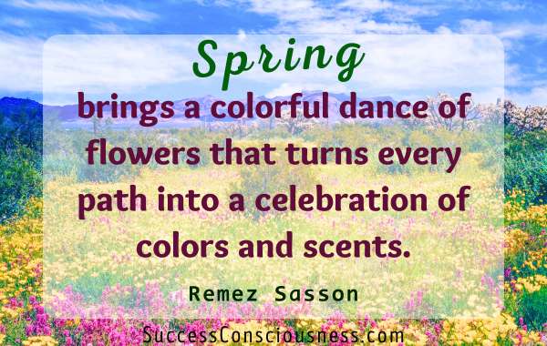 Quote on Spring Flowers