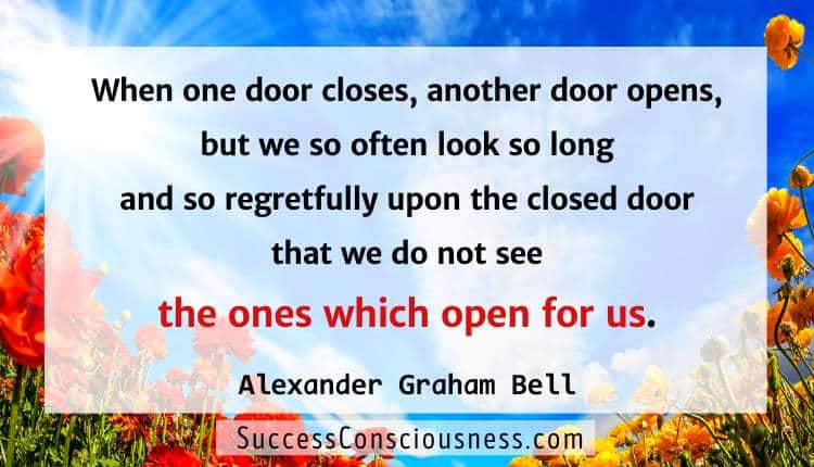 When One Door Closes, Another Door Opens