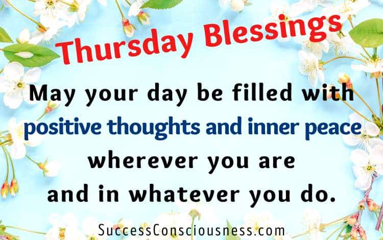 Thursday Blessings